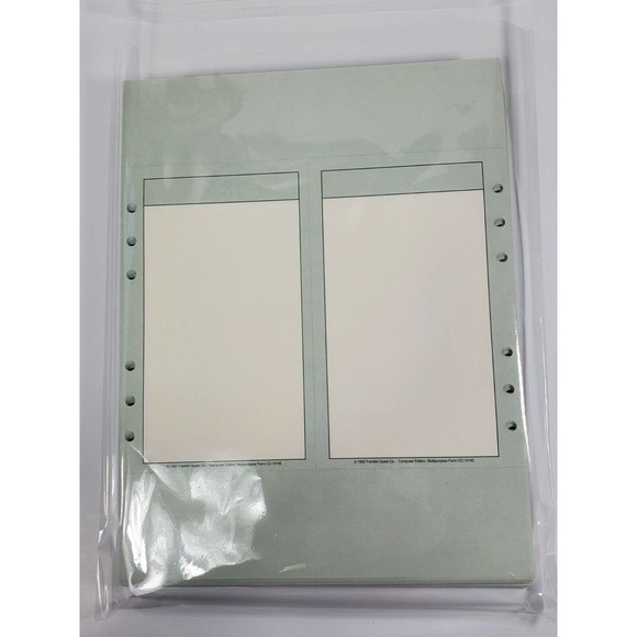 Franklin Covey quest co. 1992 computer edition, multipurpose 196 pages refill - Picture 1 of 4